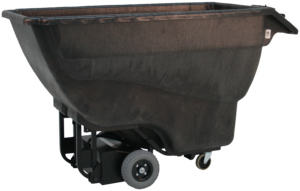 Ergo-Express motorized tilt trash cart