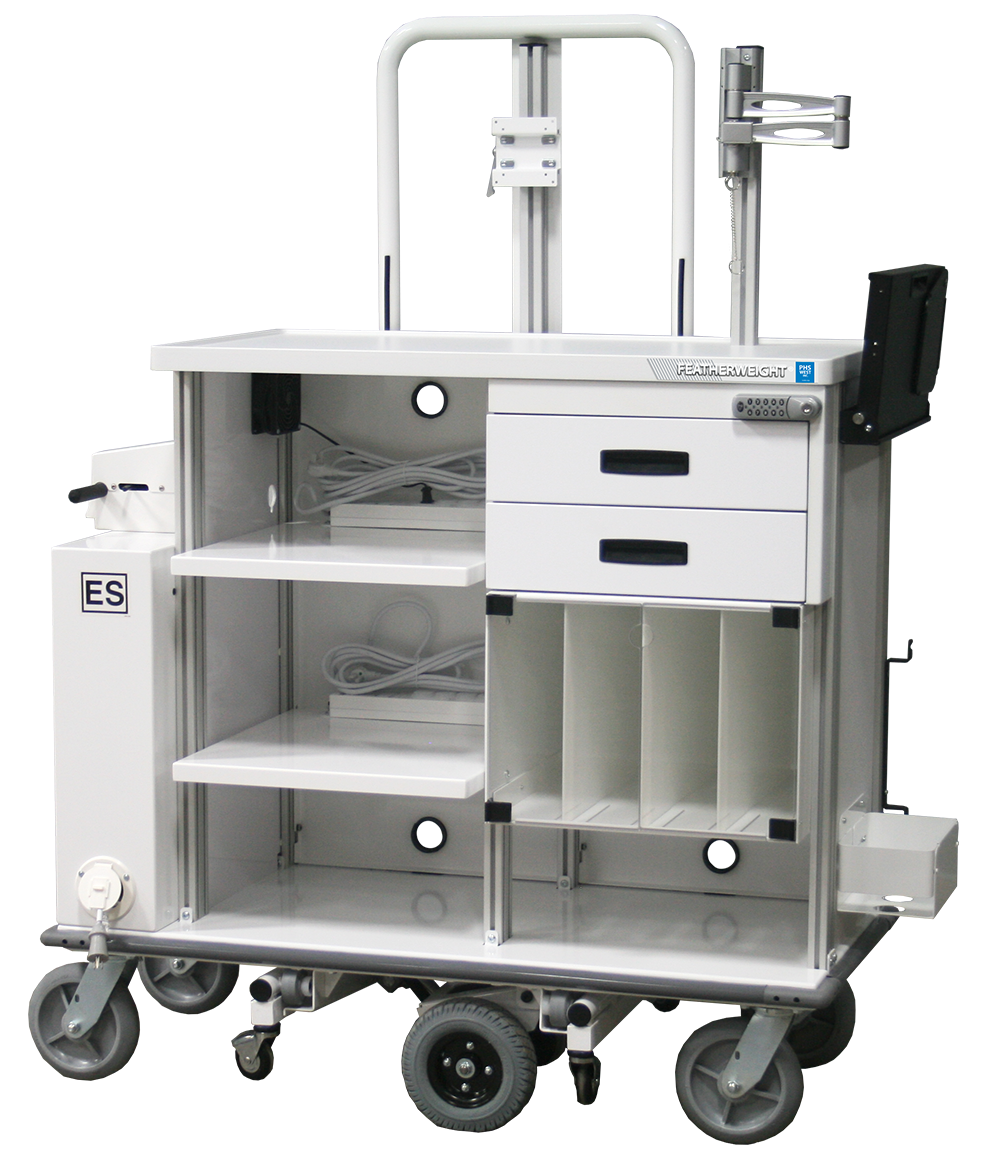 Motorized Double Endoscopy Cart PHS West