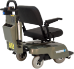 Motorized patient transport chair - back