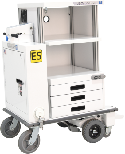 Ergo-Express motorized service cart