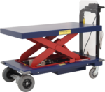 Ergo-Express hydraulic scissor lift table cart - rear