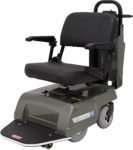 Motorized patient transport chair - front